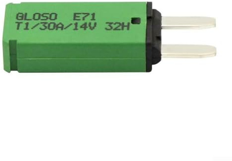 Fusible à lame réinitialisable DC 12 V 24 V 5–30 A pour mini disjoncteur de courant pour voiture, bateau, camion et véhicule utilitaire (25 A)