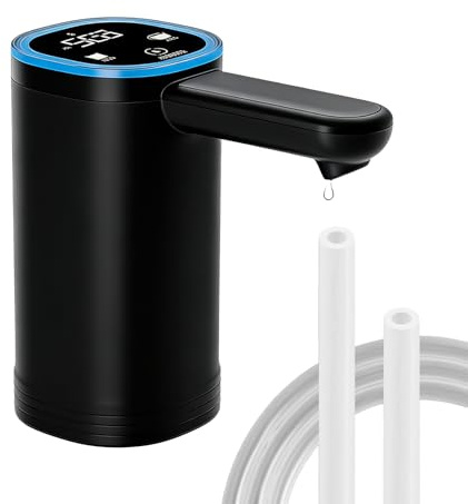 Electric Water Dispenser Pump - Portable USB Rechargeable Automatic Gallon Dispenser, Portable Fast Kitchen Office Countertop Pump | Cordless Drinking Water Tap For Home Camping Dorm RV