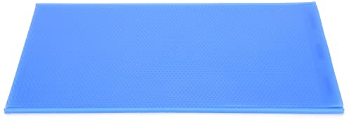 Phefop Molde de Base de Cera de Abejas, Materiales de Goma, 2 Hojas de Prensa Profunda para Hacer Velas, Suministros de Apicultura, 16.9 X 9.1 Pulgadas, Ideal para Proyectos de Manualidades (azul