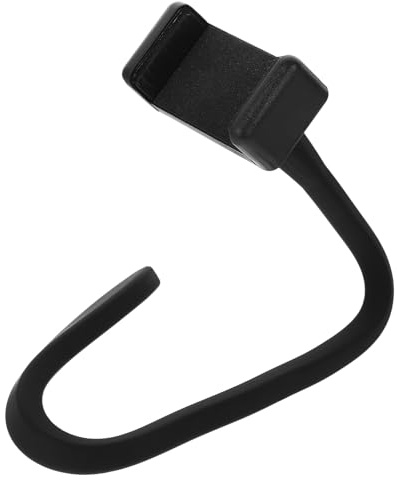 BESPORTBLE Supporto Telefono Flessibile da Tavolo con Clip Sicura Braccio Silicone e Alluminio per Passeggini Tapis Rotelle Auto e Microfoni