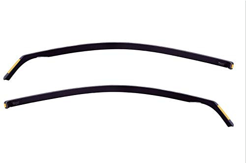J&J AUTOMOTIVE Windabweiser passend für Ford Fiesta 3-Türer 2002-2008 2tlg, Heko Regenabweiser Vorne Getönt Dunkel Passform
