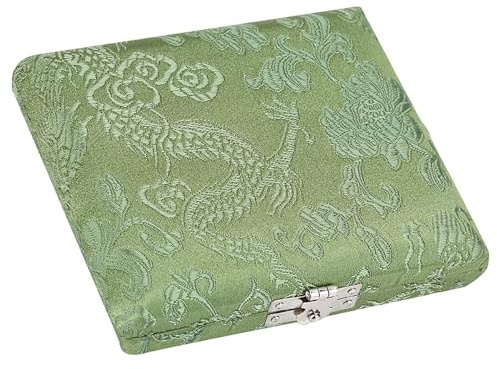 Bnineteenteam Oboe Reeds Case Saxophon Reeds Box aus Holz und Seide Abdeckung Reed Fall