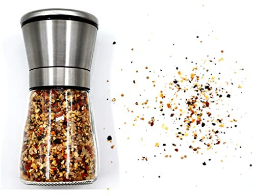 Molinillo De Sal Y Pimienta, Molinillo De Condimento con Espesor Ajustable, Molinillo De Pimienta Manual para Cocina (Tall)
