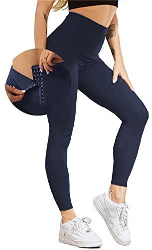 Merlvida Leggins Sportivi Donna Push Up Anticellulite Leggings Donna Vita Alta Pantaloni Yoga Palestra Controllo della Pancia Abbigliamento Compressione Elastico per Fitness o Casual