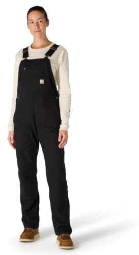 Carhartt Damen Latzhose Crawford, Farbe:Black, Größe:XS