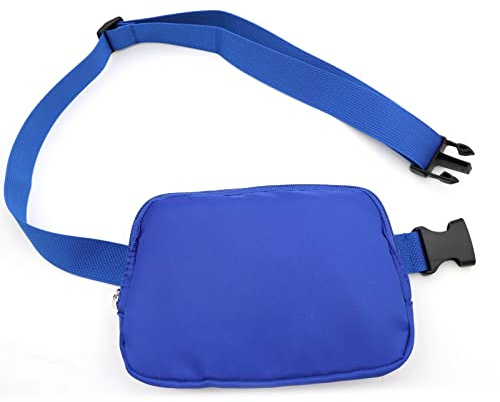 Long Keeper Bauchtasche Damen Stylisch - Gürteltasche Bauchtasche Klein Fanny Pack, Reisen Sports Outdoor Handytasche Brusttasche Crossbody Hüfttasche für Damen Herren Blau