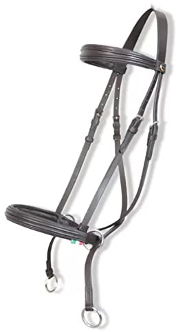 Horses, Imperia Bitless Trense, Qualitäts-Trense, unverzichtbar für die Führung des Pferdes (COB, braun)