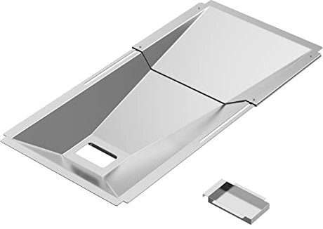 Adjustable Grease Tray with Catch Pan for Nexgrill 720-0830H Gas Grill, Universal Drip Pan Replacement Parts for Nexgrill,Charbroil,Expect Grill,Dyna Glo,Kenmore,BHG and More 3/4/5 Burner Gas Grills