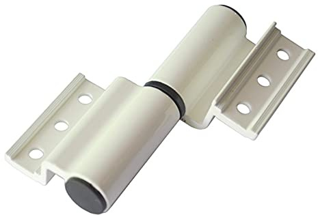 LutumE charnière Charnière de Porte en Alliage d'aluminium, Pont cassé Bricolage, Durable et Longue durée de Vie, adaptée aux Portes et fenêtres (Color : White Right)