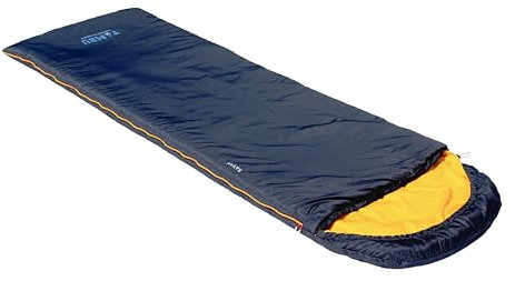 TAMBU Sayan Deckenschlafsack 80x230cm - Winterschlafsack kleines Packmaß – Herbst-Schlafsack - Outdoor, Camping, Hütte, Wandern, Reise, Festival - Komfort-Temperatur +7°C PFC-frei – max. bis -13°C