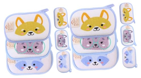 minkissy 12stücke Waschhandschuhe Aus Weichem Material Tierdesigns Für Sanfte Für Neugeborene Mit Praktischen Aufhängeschlaufen Wiederverwendbar