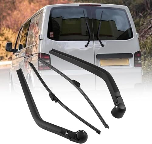 zjlgs Hinterer Scheibenwischerarm Ersatz für VW T5 T6, Heckscheibe Heckscheibenwischerarm Dauerhaft Heckscheibenwischerarm Wischer Set
