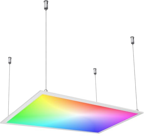 Long Life Lamp Company Smart Bluetooth WiFi 30w LED Ceiling Panel Light 300 x 600 Hanging Ceiling Light RGB Colour Changing WFP3X6HANG