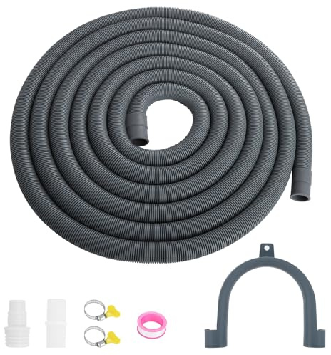 5M Universal-Ersatz-Ablaufschlauch-Verlängerungsset für Waschmaschine, Geschirrspüler und andere Anwendungen