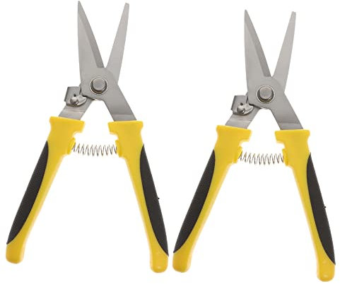 Uonlytech 2stücke Heavy Duty Metall Cutter Mit Ergonomischem Griff Präzisions-schneidewerkzeug Für Blech Passend Für Bau Und Bastelarbeiten Tragbar Und Benutzerfreundlich
