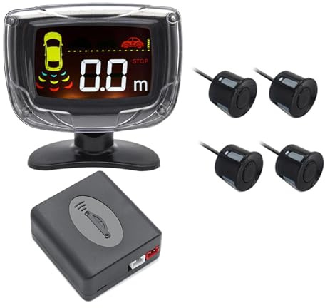 Système Radar du Capteur De Stationnement De Secours - Radar D'assistance Parking Avancée, Kit De Capteur sans Fil | Alertes De Haute Précision, Installation Facile, Système De Sécurité des Véhicules