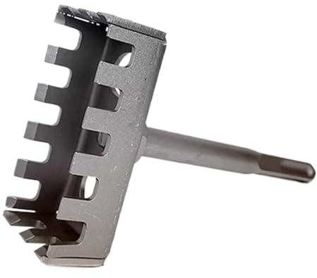 Junction Box Saw - Square Hole Puncher, Square Slot Cutter, Drywall Cutout Tool | Concrete Drill Bit Stainless Steel Quick Drilling Brick Cement Stone Electric Hammer 86 Type Portable Maker Set