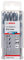 Bosch Accessories 2608577230 HSS PointTeQ (6,2 x 63 x 101 mm) - Set da 10 Pezzi di Punte Elicoidali per Trapano per Metallo, Acciaio, Fusione o Plastica, Grigio (Argento), Ø 6.2 mm
