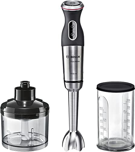 Bosch MS8CM6120 blender 0,5 L Mélangeur par immersion 1000 W Noir, Argent