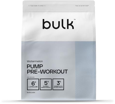 Bulk Complete Pump, Pre Workout, Stimulant Free, Watermelon, 500 g