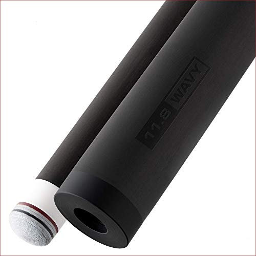 Cuetec Cynergy CT15K Billardqueue-Schaft, Karbonfaser, niedrige Ablenkung, 11,8 mm, Mezz gewellt