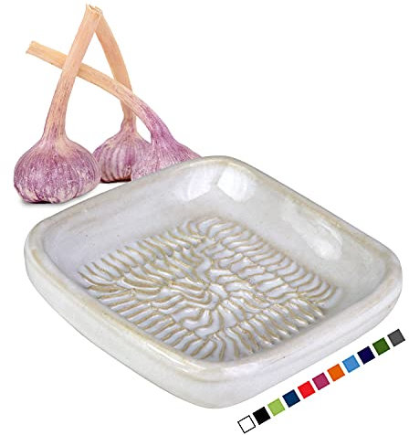 ANCKERAMIC® Originale aglio zenzero noce moscata grattugia in ceramica bianca Finlandia
