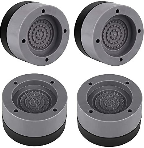 4 Pcs Anti Slip Vibration Damper Washing Machine Dryer Noise Protection Anti Vibration Mat Grey