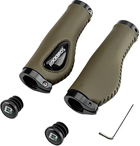 ROCKBROS Cykelhandtag Ergonomiska Styrhandtag Låsbar Design för 22,2 mm MTB, Landsvägscykel, Vandringscykel, E-cykel, Stadscykel, Hopfällbar Cykel
