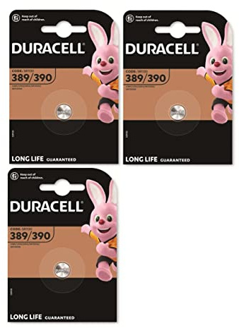 Duracell 389/390, SR1130, Uhrenbatterie - 3 Batterien