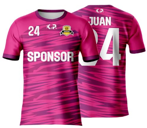 KALLPA Equipación Deportiva de fútbol Personalizada. Unisex niños y Adultos. Personaliza con tu Nombre, Escudo y número. Diferentes Modelos y Colores