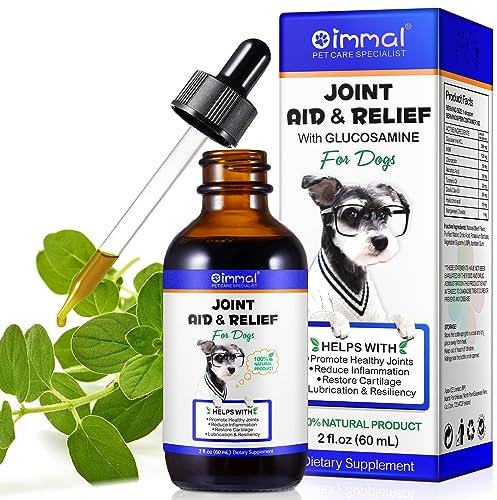 OBNOSWLPJMN Pain Relief For Dogs Dog Pain Relief Dog Joint Aid & Relief Relieves Joint Pain In Dogs Hip & Joint Care For Dogs 60ml