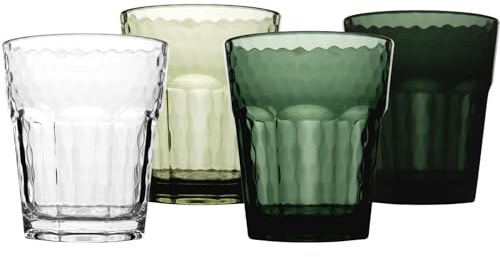 BO-Camp Mix&Match Campinggläser, Reisebecher, Wassergläser, Weingläser, 200 ml, Grün, 4 Stück