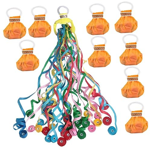 Cabilock 12 Stücke Hand Werfen Streamer Konfetti Hochzeit Braut Dusche Crepe Bunte Party Favors