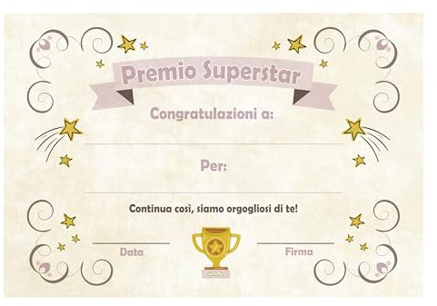 Idea regalo niña original – Pergamino Super Star niña – Gadget Premios para niños