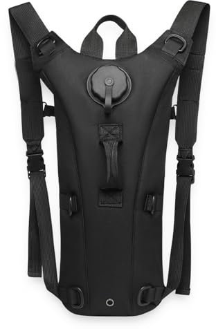 Wasserrucksack zum Wandern 3L,Trinkrucksack mit Schlauch, Ideal für Motorrad, Laufen und Fahrrad, Rucksack mit Trinkblase, Hydration Backpack, Fahrradrucksack mit Trinkblase