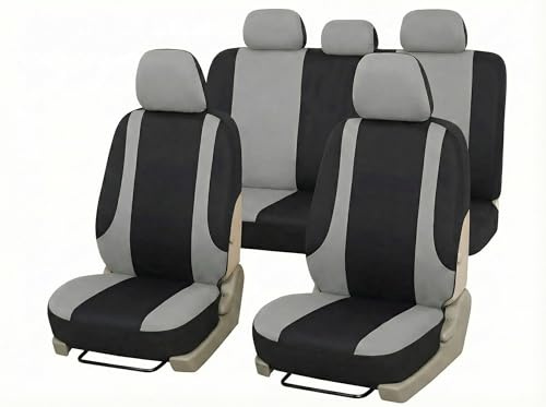Auto Accessori Lupex Universal-Sitzbezüge-Set LS10, Farbe grau, vorne und hinten, aus Polyester, Utilitaria No Suv