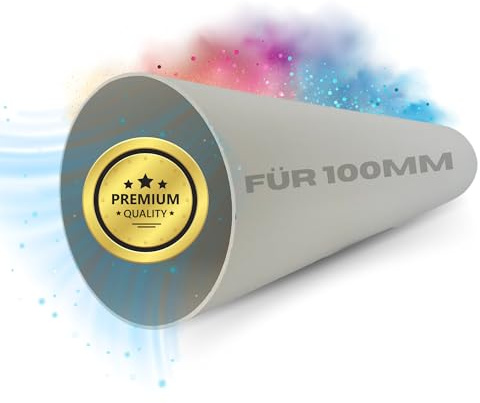 TronicXL Tubo da 104 mm, 50 cm, per ventola di scarico dell'aria da 100 mm, tubo di ventilazione, tubo di ventilazione, tubo rotondo, condotto di alimentazione, sistema di ventilazione