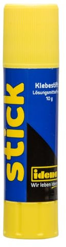 Idena 60069 - Colla stick, incolore, 10 g, senza solventi, colla adatta ai bambini, per lavori artistici e fai da te
