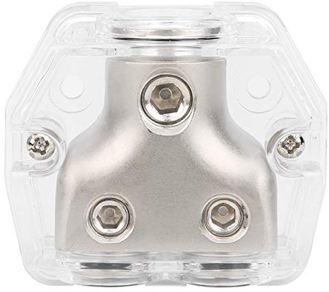 Mavaol Zinc Alloy Car Audio Power Distribution Block, 0GA to 4GA Splitter, Premium Conductivity, Easy Installation for Car Audio System Upgrade