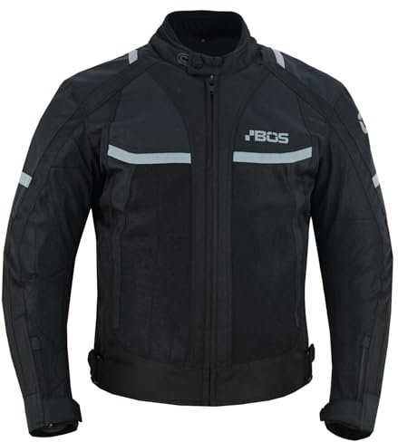 Herren Motorradjacke,Textil Wasserdichte Biker Touring Jacke mit Protektoren für maximalen Schutz,Motorradjacke Herren Wasserdich (DE/NL/SE/PL, Alphanumerisch, XL, Regular, Regular, BLACK)