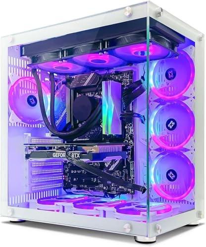 INFOMAX | PC Gamer, Ordinateur de Bureau, PC Gaming - Processeur Intel Core i5-12400F • NVIDIA RTX 5060 Ti 8 GO • RAM DDR4 16 GO RGB • SSD 1 to • WiFi • BOÎTIER ARGB • Watercooling • W11