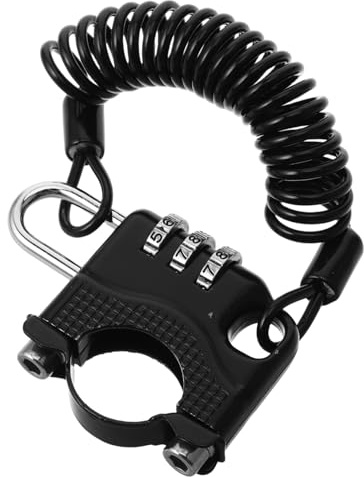 Cabilock Verrou Casque Portable à Code Cadenas Sécurisé pour Casque Électrique et Compact et sans Clé Protection Vol Polyvalente