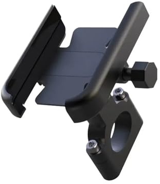 Motorrad Telefon Halterung Robust Aluminium Legierung Fahrrad Spiegel Kompatibel Lenker Lenker Telefon Halterung Rück Basis Q8E3 Navi Halterung(B)