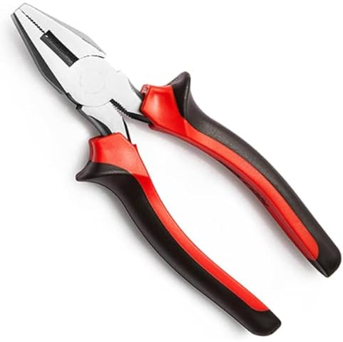 6 Inch Pliers – Multi-Purpose Hand Tool with Comfort Grip, Durable Steel Construction for Home, DIY, Electrical and Professional Use. (6 Combination Pliers)