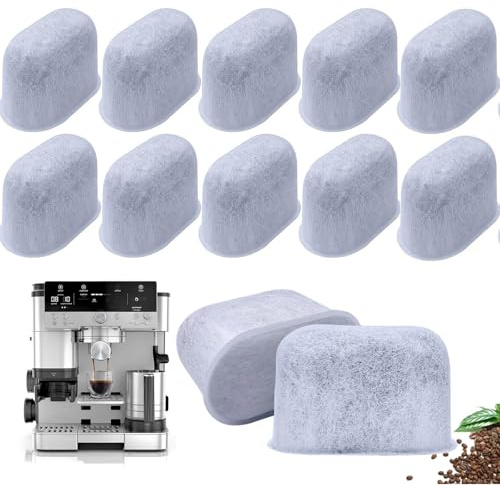 Water Filter Replacement Compatible with Ninja Coffee Machine, Luxe Cafe and Espresso Machine ES601 Accessories - Charcoal Filtration Inserts (12 Pack Water Filters)