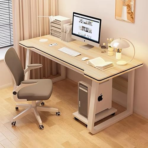 XUEGW Scrivania da Gaming, Tavolo Scrivania per Studenti, Moderna in Legno per Computer, Tavolo da Gamer