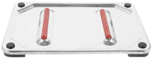 NUOBESTY Support Repose Fer à Repasser en Acier Inoxydable Léger et Isolant, Coussin Protecteur Résistant la Chaleur pour Usage Domestique