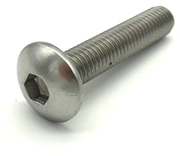 zaungraefe 20 x Edelstahl Schraube M8 x 40mm mit 5,5 Innensechskant