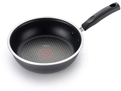 T-Fal B0610264 Signature Titanium Nonstick 8.5 in. Fry Pan, Grey, B06102, Aluminum, Gray