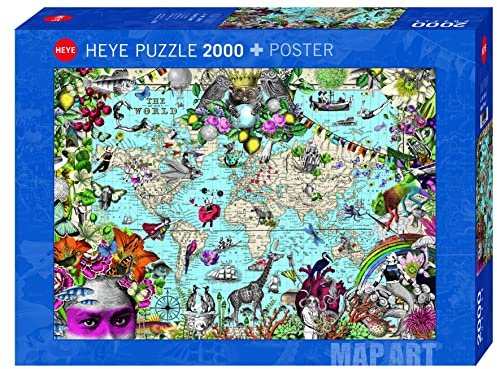 Heye HY29913 Quirky World, PABUKU Puzzle, Yellow
